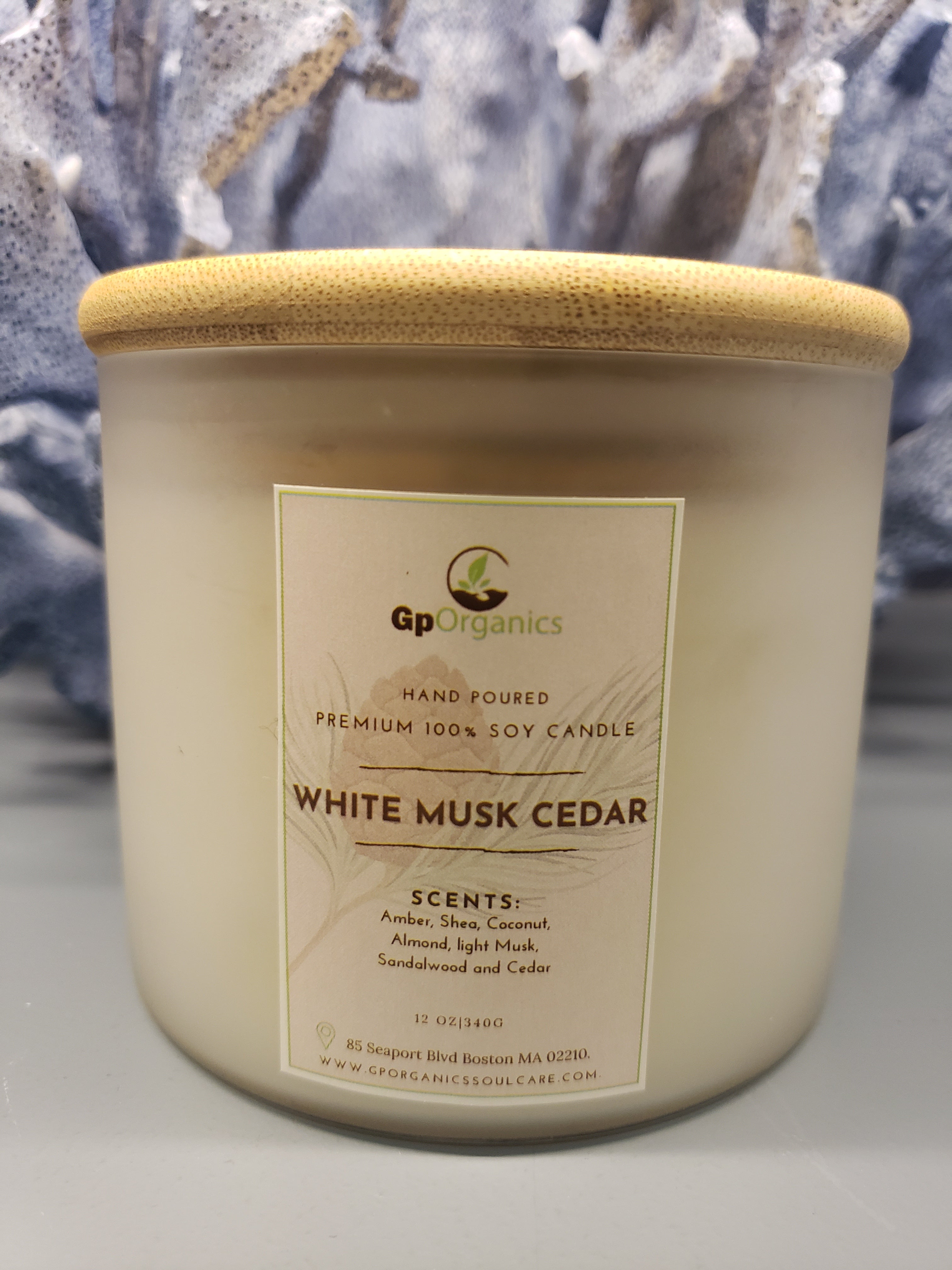 White Musk Cedar Candle